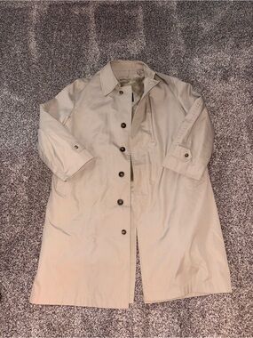 Men’s Lakeland Convertible Beige Trench Coat-Vintage